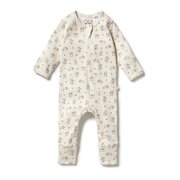 Wilson & Frenchy Pointelle Zipsuit With Feet-sleepwear-and-bedding-Bambini