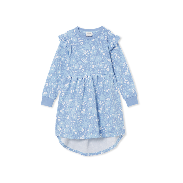 Milky Bluebell Hi-Lo Dress