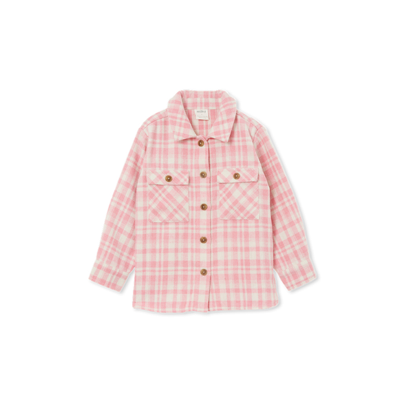 Milky Check Overshirt