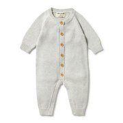 Wilson & Frenchy Button Knit Growsuit-bodysuits-and-rompers-Bambini