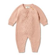 Wilson & Frenchy Cable Knit Growsuit-bodysuits-and-rompers-Bambini