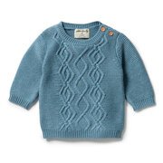 Wilson & Frenchy Cable Knit Jumper-tops-Bambini