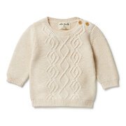 Wilson & Frenchy Cable Knit Jumper-tops-Bambini