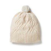 Wilson & Frenchy Cable Knit Hat-hats-and-sunglasses-Bambini