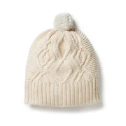 Wilson & Frenchy Cable Knit Hat-hats-and-sunglasses-Bambini