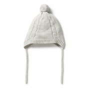 Wilson & Frenchy Cable Knit Bonnet-hats-and-sunglasses-Bambini
