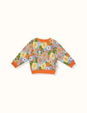 Goldie + Ace Floral Relaxed Sweater-tops-Bambini