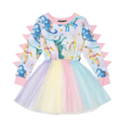 Rock Your Kid Dinosaur Parade LS Circus Dress-dresses-and-skirts-Bambini