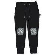 Minti Bones Furry Patch Trackies-pants-and-shorts-Bambini