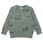 Minti Animal Surfers Crew-tops-Bambini