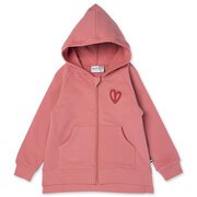 Minti Little Heart Furry Zip Up-jackets-and-cardigans-Bambini