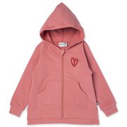 Minti Little Heart Furry Zip Up-jackets-and-cardigans-Bambini