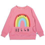 Minti Hello Bye Rainbow Crew-tops-Bambini