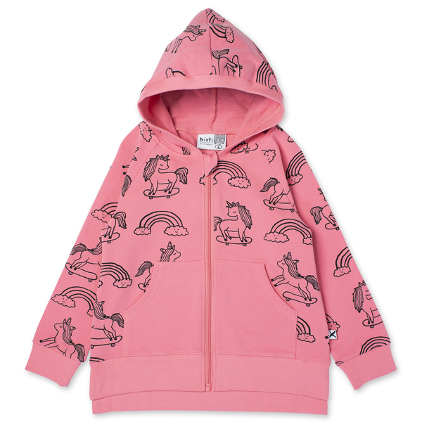 Minti Skating Unicorns Zip Up