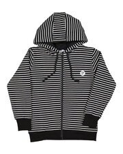 Radicool Tribe Stripe Zip Hood-tops-Bambini