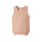 Nature Baby Merino Knit Vest-tops-Bambini