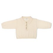 Grown Collar Long Sleeve Tee-tops-Bambini