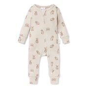 Aster & Oak Bunny Zip Romper-bodysuits-and-rompers-Bambini