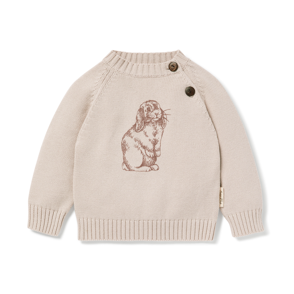 Aster & Oak Bunny Knit Jumper