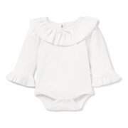 Aster & Oak Rib Ruffle Onesie-bodysuits-and-rompers-Bambini