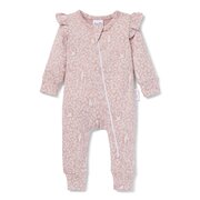 Aster & Oak Pixi Floral Zip Romper-bodysuits-and-rompers-Bambini