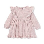 Aster & Oak Pixi Floral Ruffle Dress-dresses-and-skirts-Bambini