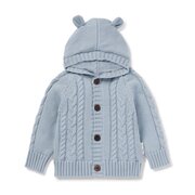 Aster & Oak Cable Knit Cardigan-jackets-and-cardigans-Bambini