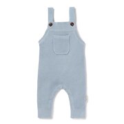 Aster & Oak Knit Pocket Overalls-bodysuits-and-rompers-Bambini