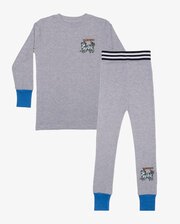 Band Of Boys Tiger Waffle PJ Set-sleepwear-Bambini