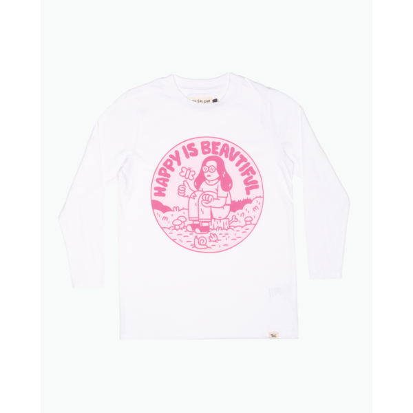 The Girl Club Happy Is Beautiful Tee