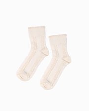 The Girl Club Cable Cotton Socks-underwear-and-socks-Bambini