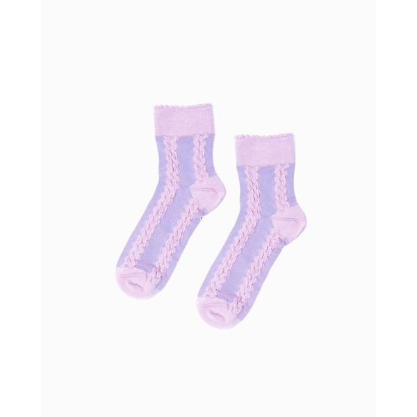 The Girl Club Cable Cotton Socks
