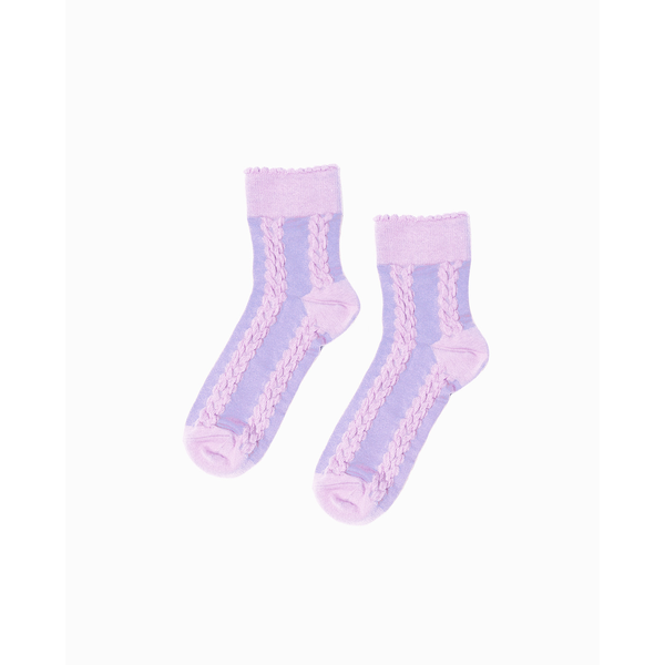 The Girl Club Cable Cotton Socks