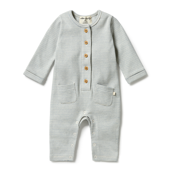 Wilson & Frenchy Stripe Slouch Growsuit