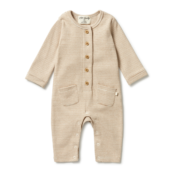 Wilson & Frenchy Stripe Slouch Growsuit