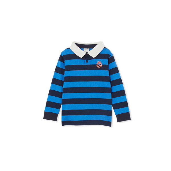 Milky Stripe Rugby Tee