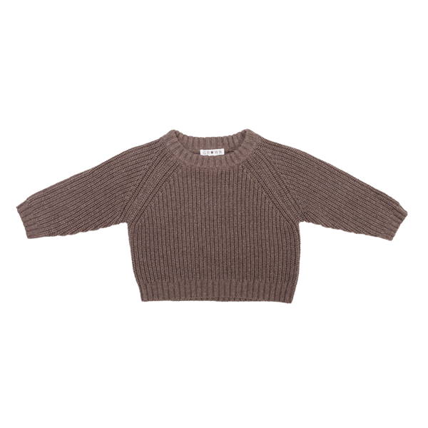 Grown Speckled Raglan Pull Over