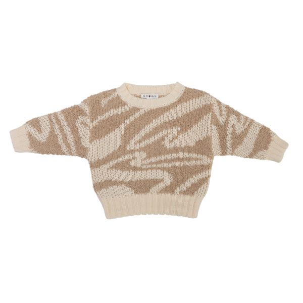 Grown Teddy Ripple Pull Over