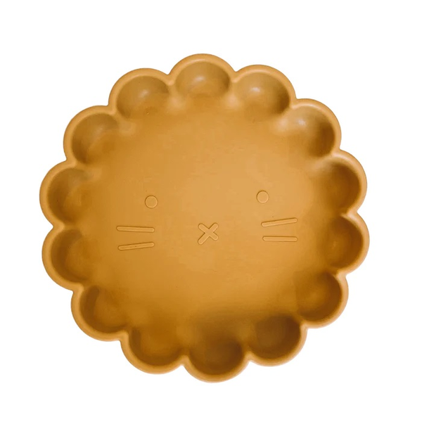 Petite Eats Silicone Baby Lion Plate