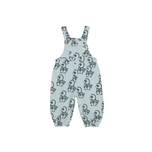 Huxbaby Dino Hero Terry Overalls