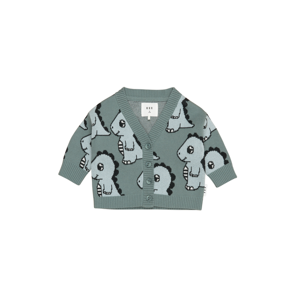 Huxbaby Dino Boxy Cardi