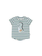 Huxbaby Dino Stripe T-Shirt-tops-Bambini