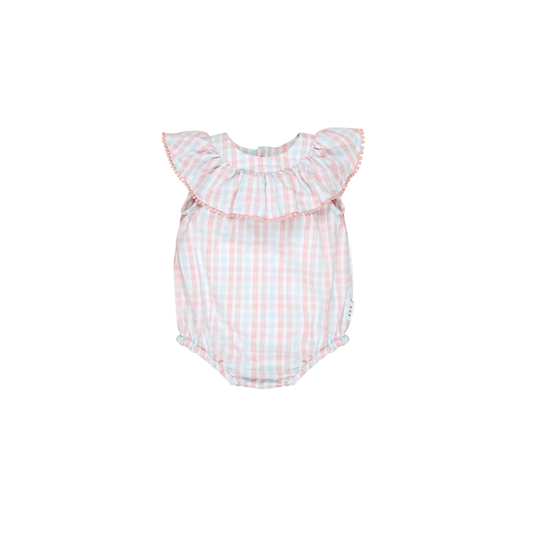 Huxbaby Jewel Check Playsuit