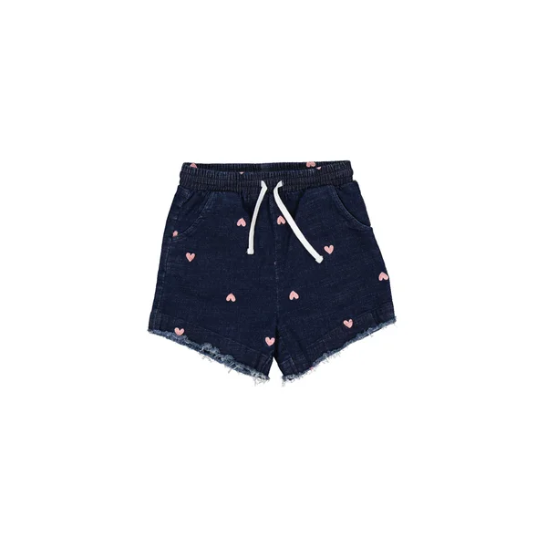 Radicool Hearts Denim Short