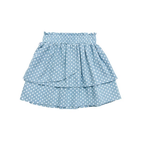 Radicool Hearts Chambray Rara Skirt