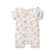 Aster & Oak Butterfly Zip Romper-bodysuits-and-rompers-Bambini