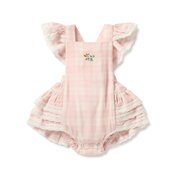 Aster & Oak Gingham Playsuit-bodysuits-and-rompers-Bambini