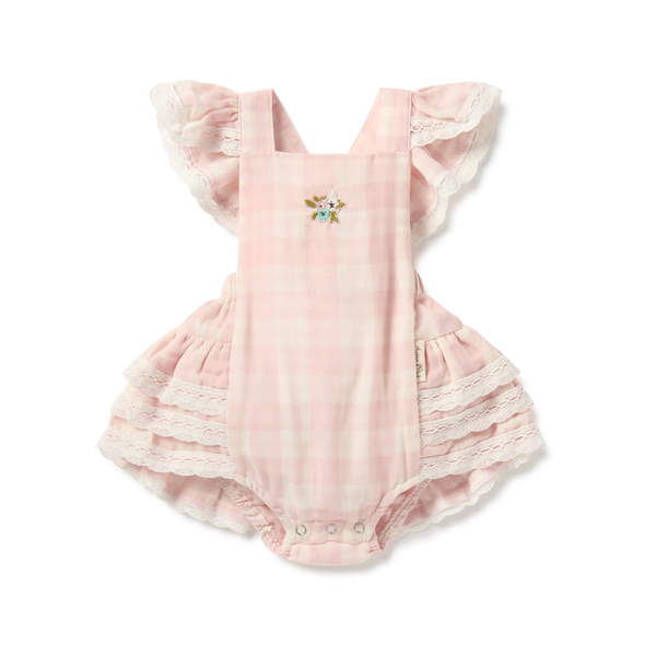 Aster & Oak Gingham Playsuit