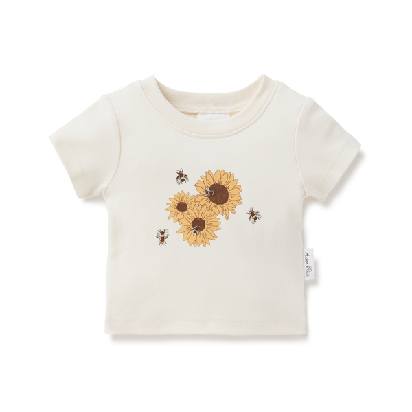 Aster & Oak Sunflower Print Tee