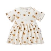 Aster & Oak Sunflower Skater Dress-dresses-and-skirts-Bambini